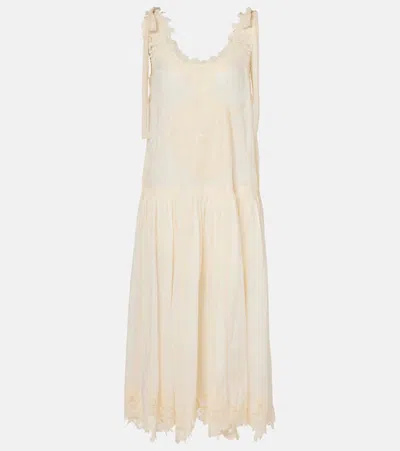 Zimmermann Cascadian Cotton Lace Midi Dress