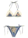 Zimmermann Cascadian Crochet Swimsuit In Multi