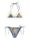 Zimmermann Cascadian Crochet Swimsuit In Multi