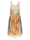 Zimmermann 'cascadian' Dress In Neutral