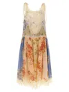 Zimmermann 'cascadian' Dress In Multi