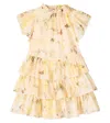 Zimmermann Cotton Cascadian Swing Dress In Multi