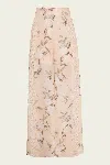 Zimmermann Cascadian Lace Trimmed Pant In Cream Botanical Floral In Neutral