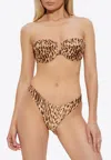Zimmermann Cascadian Leopard Print Bikini Bottom In Neutral