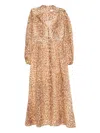 Zimmermann Cascadian Plunge Midi Dress Clothing In Multi