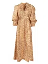 Zimmermann Cascadian Plunge Midi Dress Clothing