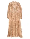 Zimmermann Cascadian Plunge Midi Dress Clothing In Multi