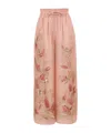 Zimmermann Cascadian Silk Wide Leg Pants