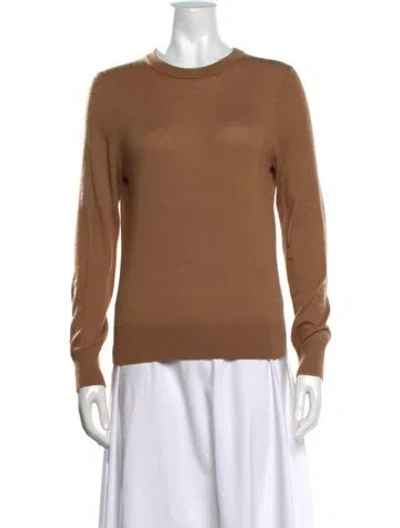 Pre-owned Zimmermann Cashmere Crew Neck Sweater In Brown