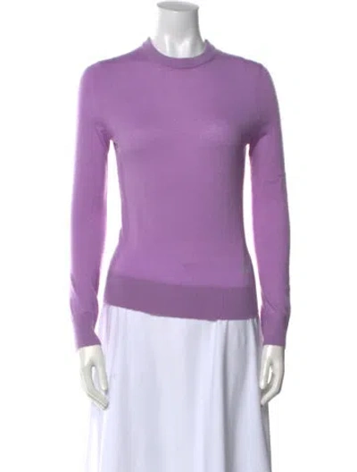 Pre-owned Zimmermann Cashmere Crew Neck Sweater In Purple