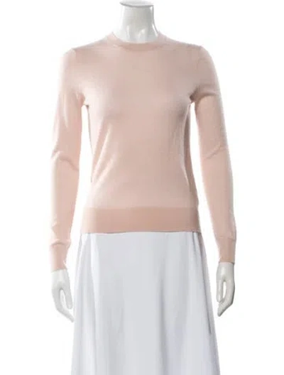 Pre-owned Zimmermann Cashmere Crew Neck Top In Pink