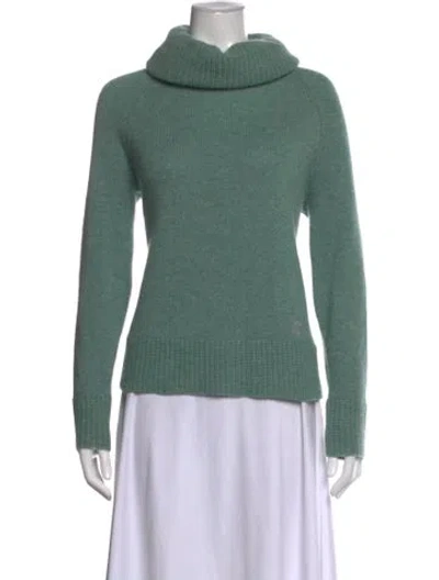 Pre-owned Zimmermann Cashmere Turtleneck Sweater In Grey