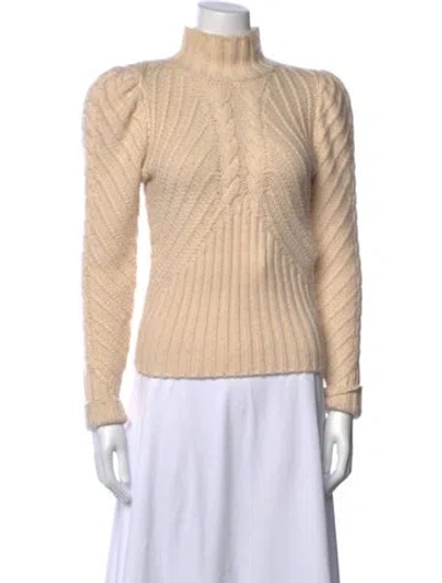 Pre-owned Zimmermann Cashmere Turtleneck Sweater In Pink