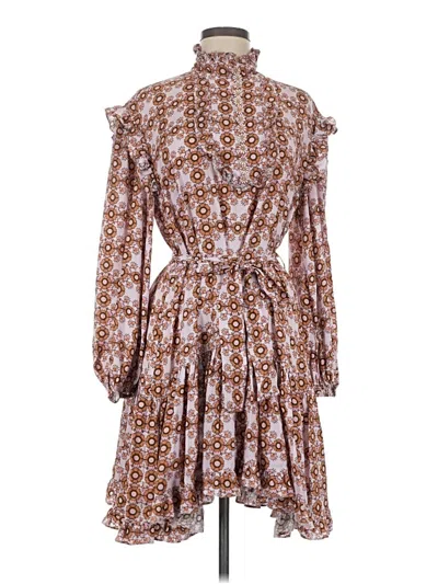 Pre-owned Zimmermann Casual Dress In Brown