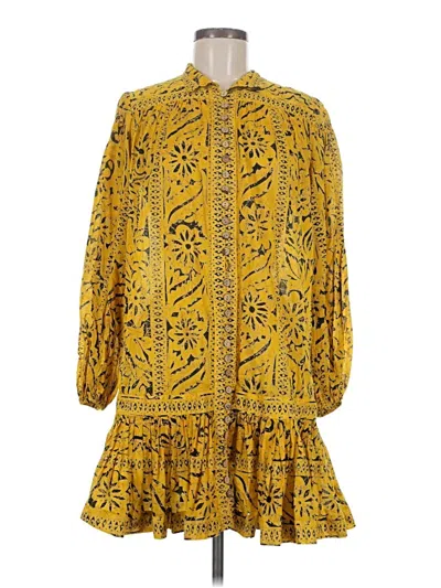 Pre-owned Zimmermann Casual Dress In Yellow