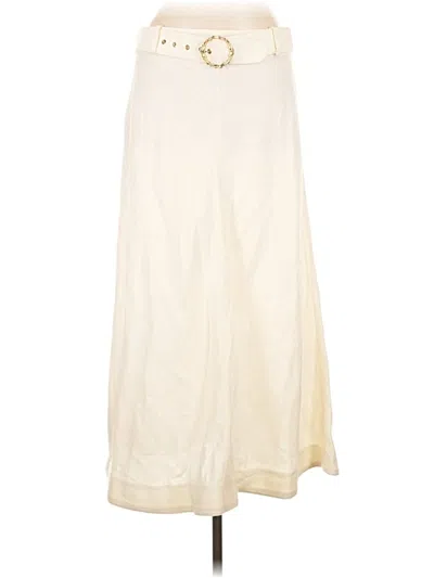Pre-owned Zimmermann Casual Skirt In Ivory