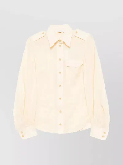 Zimmermann Casual Top With Chest Flap Pocket