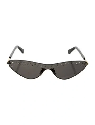 Pre-owned Zimmermann Cat-eye Tinted Sunglasses In Black