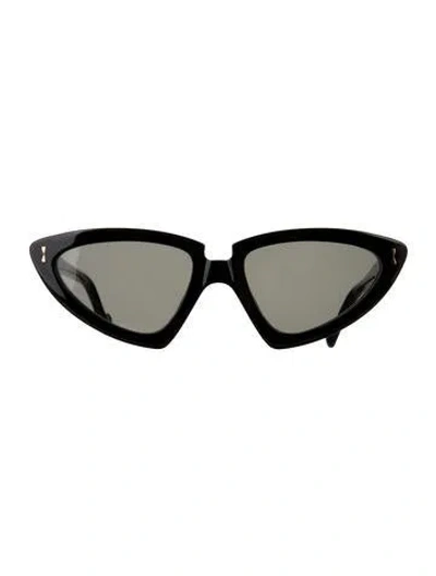 Pre-owned Zimmermann Cat-eye Tinted Sunglasses In Black