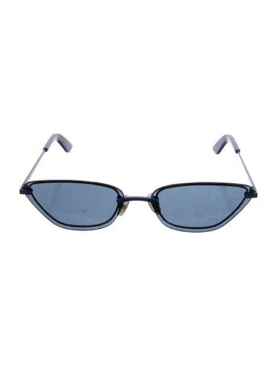 Pre-owned Zimmermann Cat-eye Tinted Sunglasses In Blue