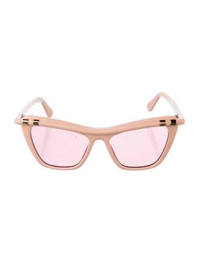 Pre-owned Zimmermann Cat-eye Tinted Sunglasses In Neutral