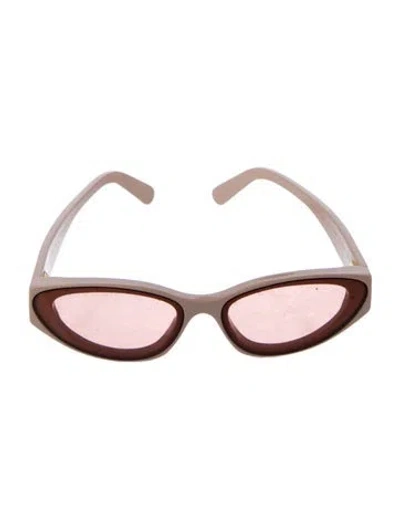 Pre-owned Zimmermann Cat-eye Tinted Sunglasses In Pink