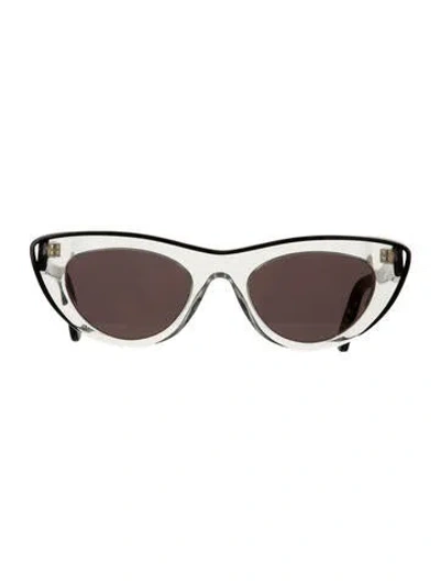 Pre-owned Zimmermann Celeste Cat Eye Cat-eye Sunglasses In Black