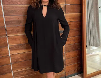 Zimmermann Chain Embellished Dress In Black
