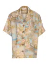 Zimmermann Multicolor Illuminate Short Sleeves In Nude