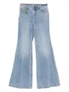 Zimmermann Denim Flared Jeans In Blue