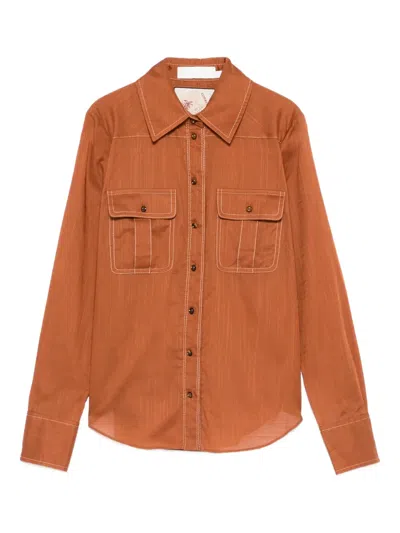 Zimmermann Chest-pocket Shirt In Multi