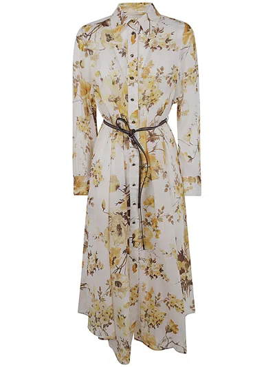 ZIMMERMANN CHIC TUCK MINI SHIRT DRESS