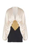 Zimmermann Clash Drape Tunic In Multi