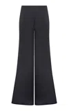 Zimmermann Clash Drape Wide-leg Pants In Black
