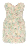 Zimmermann Clash Fluff Mini Dress In Neutral