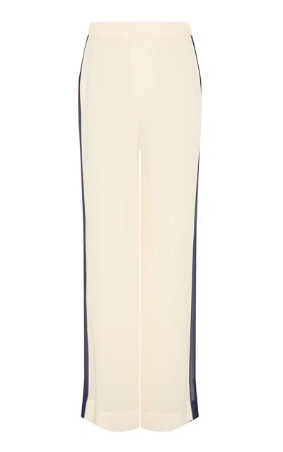 Zimmermann Clash Straight-leg Pants In White