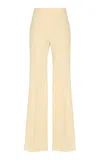 Zimmermann Clash Tuxedo Flare Pants In Yellow