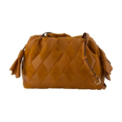 Zimmermann Cloud 91 Medium Clutch -  - Leather - Brown