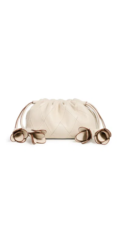 Zimmermann Cloud 91 Small Leather Clutch Milk In Neutral