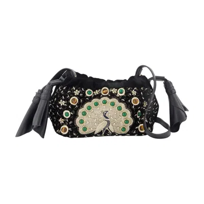 Zimmermann Cloud 91 Small Peacock Clutch -  - Synthetic - Black In Animal Print