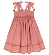 Zimmermann Clover Cotton Dress In Pink