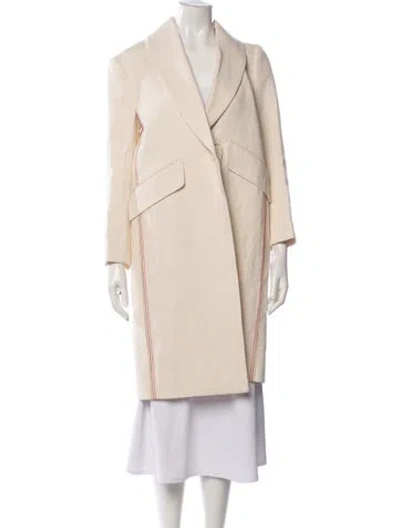 Pre-owned Zimmermann Coat W/ Tags In Neutrals