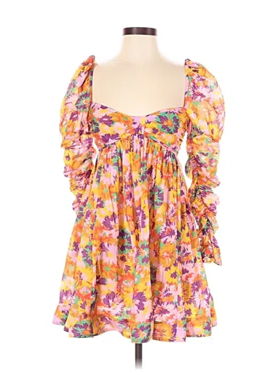 Pre-owned Zimmermann Cocktail Dress In Orange