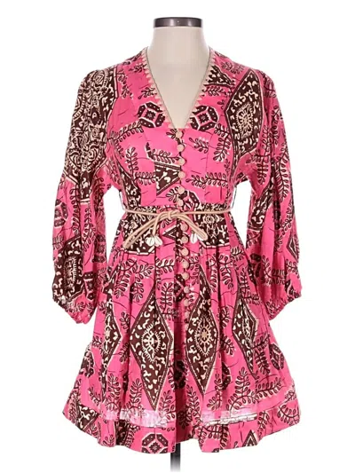 Pre-owned Zimmermann Cocktail Dress In Pink