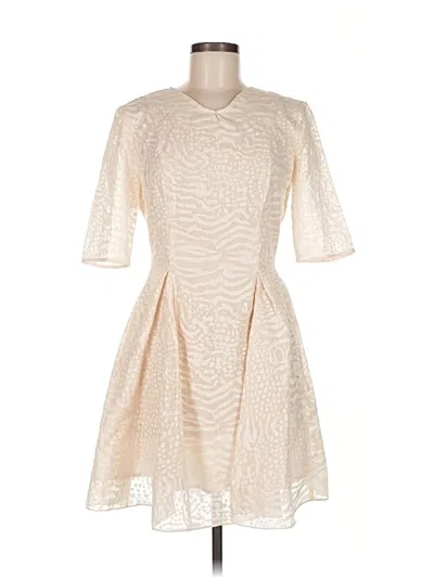Pre-owned Zimmermann Cocktail Dress In White