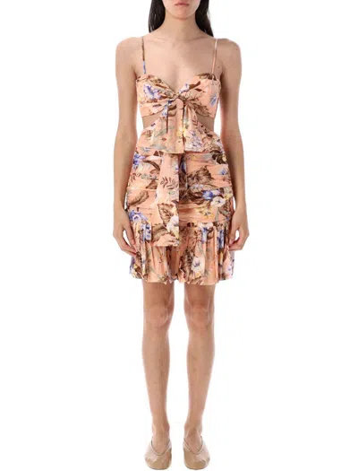 Zimmermann Coco Bow Front Mini Dress