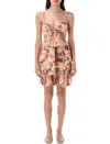 Zimmermann Coco Printed Cotton Mini Dress