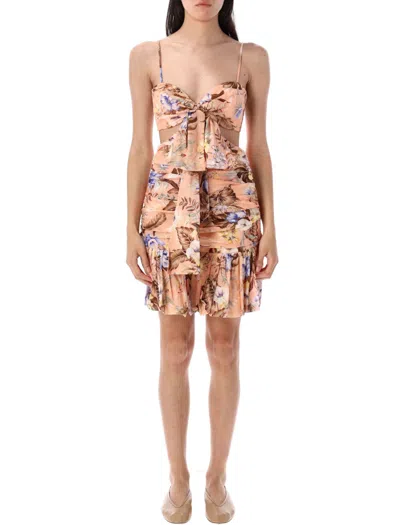 Zimmermann Coco Bow Front Mini Dress