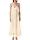 Zimmermann Coco Embroidered Ramie Maxi Dress