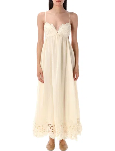 ZIMMERMANN ZIMMERMANN COCO EMBROIDERED MAXI DRESS